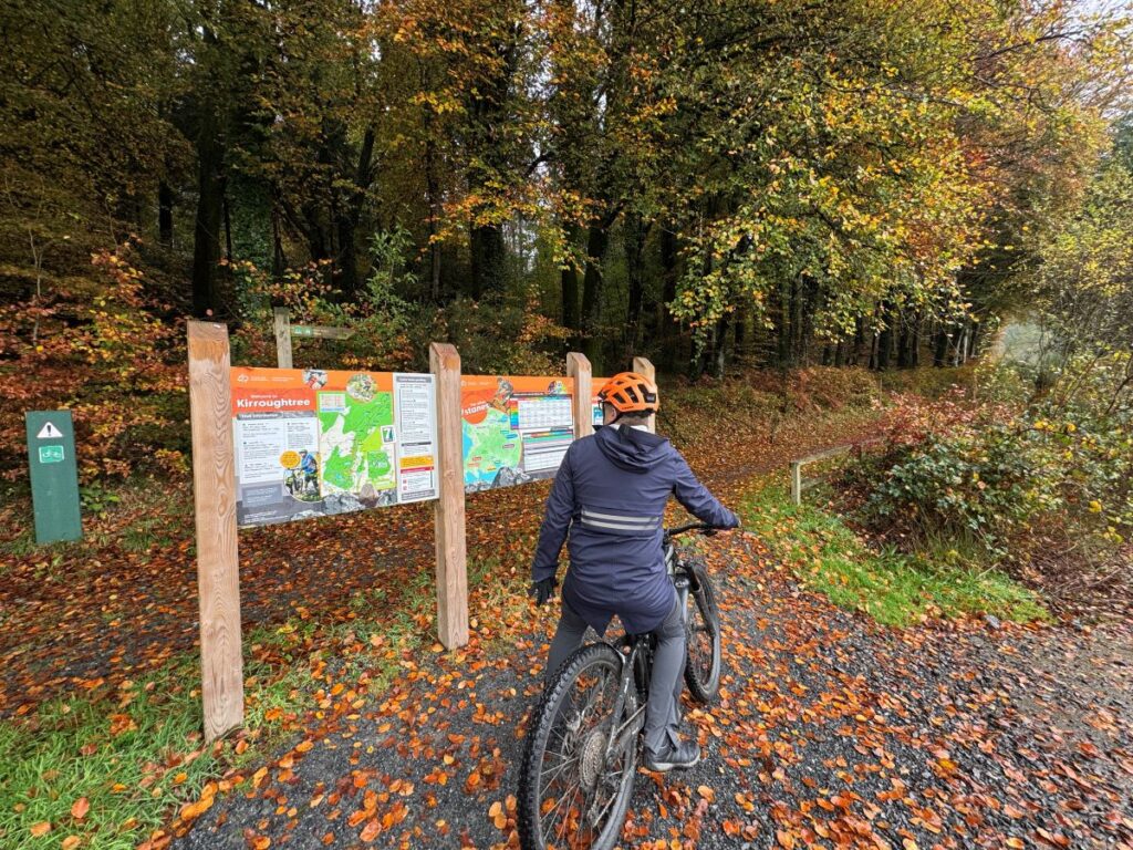 Biking at Kirroughtree