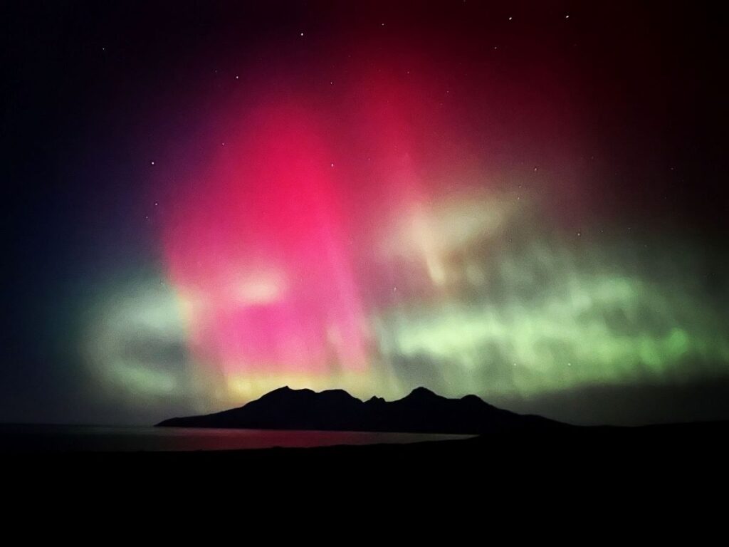 Northern Lights over Eigg